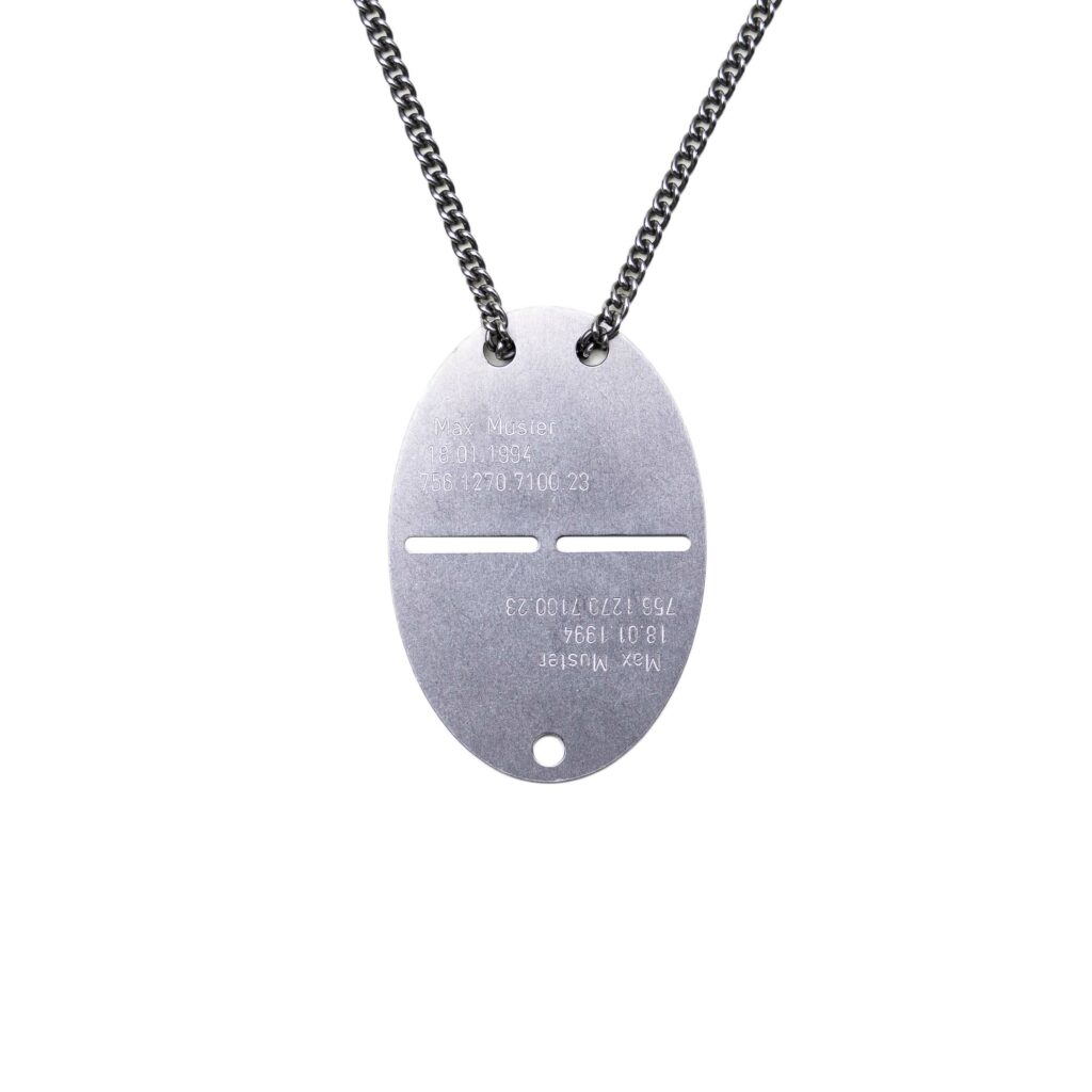 Individual dog tag